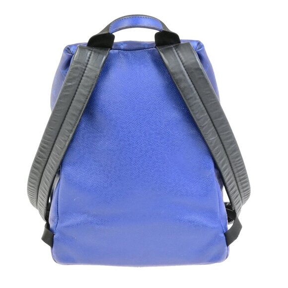 LOUIS VUITTON Discovery Backpack Bag Taigarama Leather Blue SHW M30229 99YG960 - Picture 10 of 16